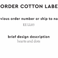 PPLR_HIDDEN_PRODUCT Reorder Previous Label Design - COTTON