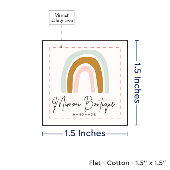 PPLR_HIDDEN_PRODUCT Print your Logo or Image on FLAT Cotton Tags