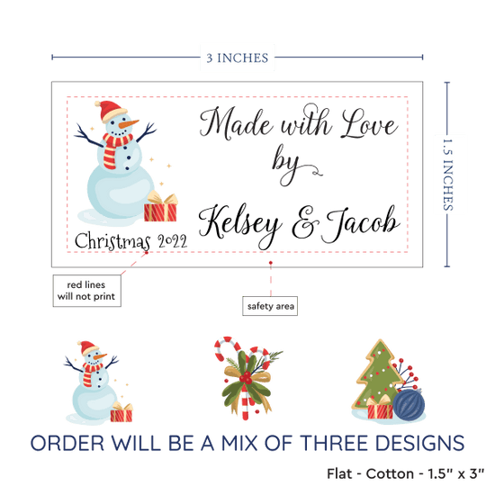 PPLR_HIDDEN_PRODUCT Christmas Sampler Large (1.5"x3"-Cotton)