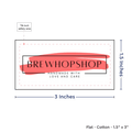 PPLR_HIDDEN_PRODUCT Print your Logo or Image on FLAT Cotton Tags