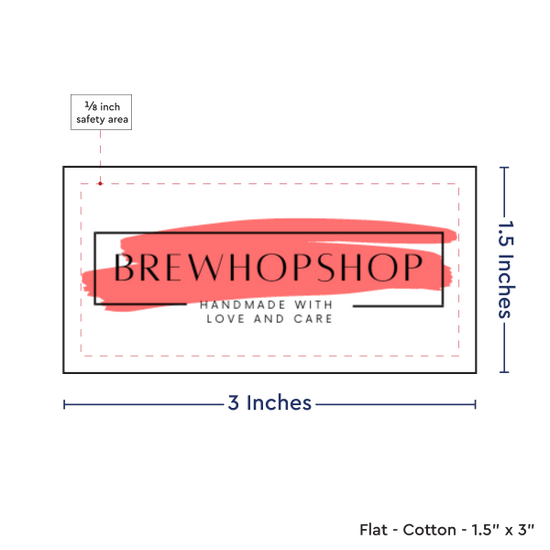 PPLR_HIDDEN_PRODUCT Print your Logo or Image on FLAT Cotton Tags