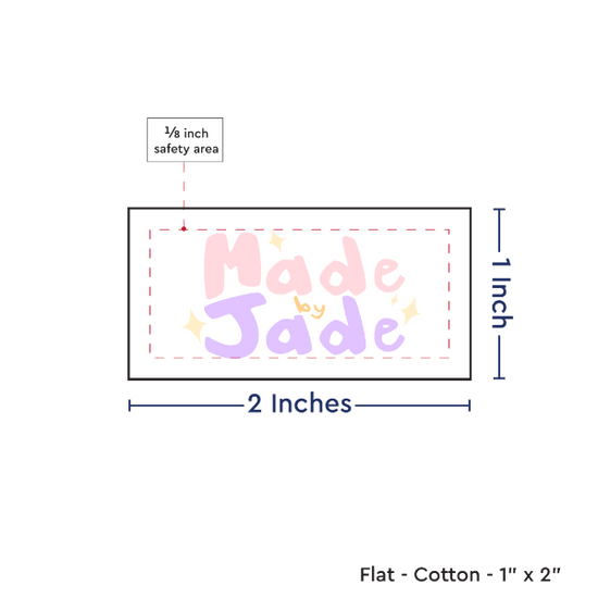 PPLR_HIDDEN_PRODUCT Print your Logo or Image on FLAT Cotton Tags
