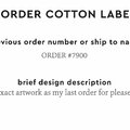 PPLR_HIDDEN_PRODUCT Reorder Previous Label Design - COTTON