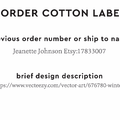 PPLR_HIDDEN_PRODUCT Reorder Previous Label Design - COTTON