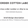 PPLR_HIDDEN_PRODUCT Reorder Previous Label Design - COTTON