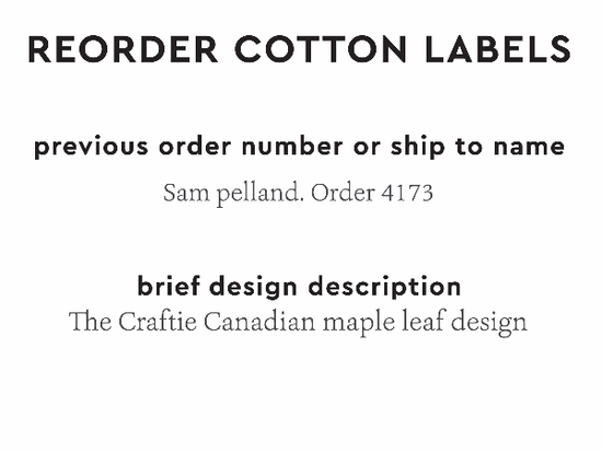 PPLR_HIDDEN_PRODUCT Reorder Previous Label Design - COTTON
