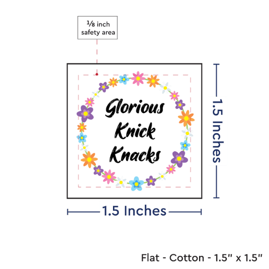 PPLR_HIDDEN_PRODUCT Print your Logo or Image on FLAT Cotton Tags