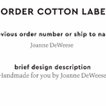 PPLR_HIDDEN_PRODUCT Reorder Previous Label Design - COTTON
