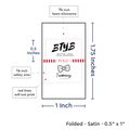 PPLR_HIDDEN_PRODUCT Print Your Logo/Image on Satin Tags (1" wide - Satin)