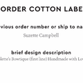 PPLR_HIDDEN_PRODUCT Reorder Previous Label Design - COTTON