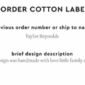 PPLR_HIDDEN_PRODUCT Reorder Previous Label Design - COTTON