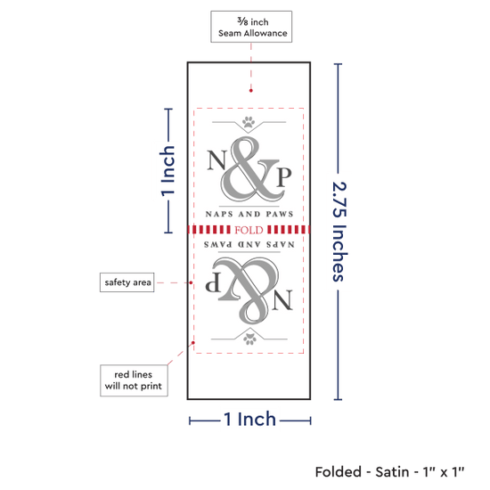 PPLR_HIDDEN_PRODUCT Print Your Logo/Image on Satin Tags (1" wide - Satin)