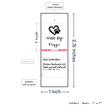 PPLR_HIDDEN_PRODUCT Heart and Paw Print (1" wide - Satin)