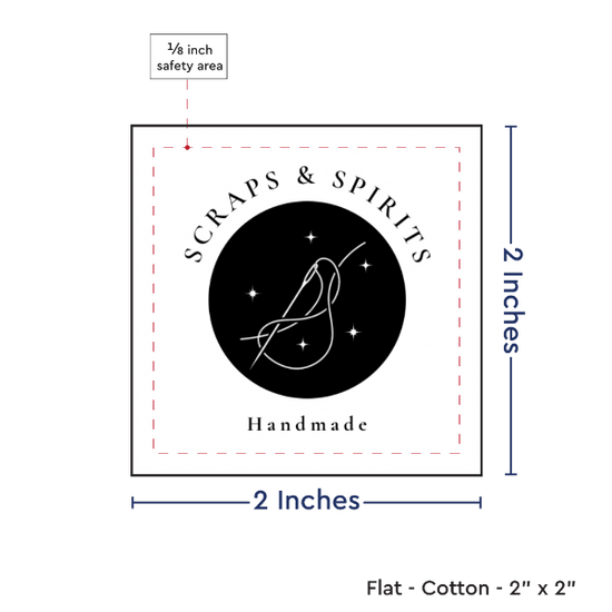 PPLR_HIDDEN_PRODUCT Print your Logo or Image on FLAT Cotton Tags
