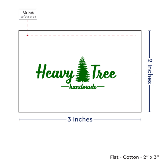 PPLR_HIDDEN_PRODUCT Print your Logo or Image on FLAT Cotton Tags