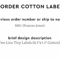 PPLR_HIDDEN_PRODUCT Reorder Previous Label Design - COTTON