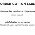 PPLR_HIDDEN_PRODUCT Reorder Previous Label Design - COTTON