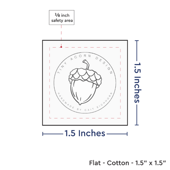 PPLR_HIDDEN_PRODUCT Print your Logo or Image on FLAT Cotton Tags