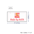 PPLR_HIDDEN_PRODUCT Print your Logo or Image on FLAT Cotton Tags