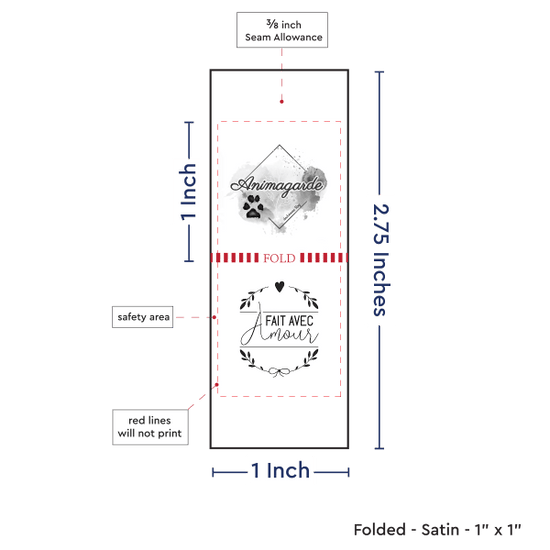 PPLR_HIDDEN_PRODUCT Print Your Logo/Image on Satin Tags (1" wide - Satin)