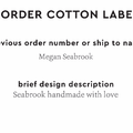 PPLR_HIDDEN_PRODUCT Reorder Previous Label Design - COTTON