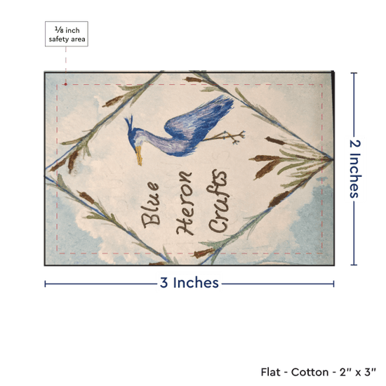 PPLR_HIDDEN_PRODUCT Print your Logo or Image on FLAT Cotton Tags