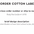 PPLR_HIDDEN_PRODUCT Reorder Previous Label Design - COTTON