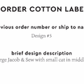 PPLR_HIDDEN_PRODUCT Reorder Previous Label Design - COTTON