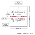 PPLR_HIDDEN_PRODUCT Print your logo/Image on Satin Tags (1.5" wide - Satin)