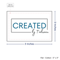 PPLR_HIDDEN_PRODUCT Print your Logo or Image on FLAT Cotton Tags