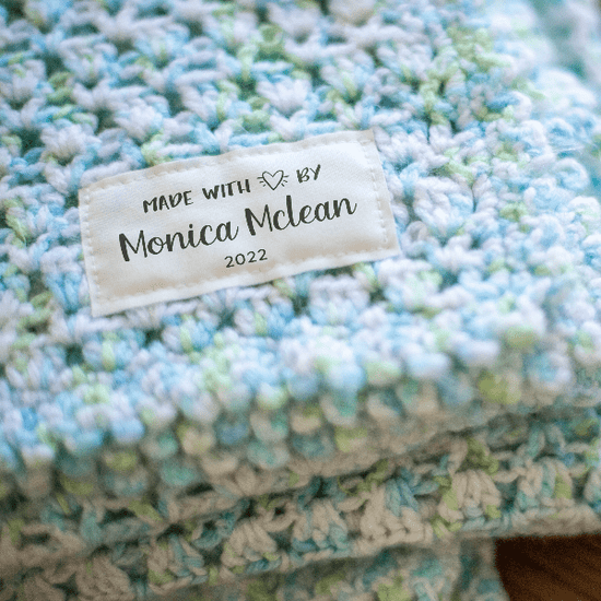 PPLR_HIDDEN_PRODUCT Large Modern Made with Love (1.5"x3"-Cotton)