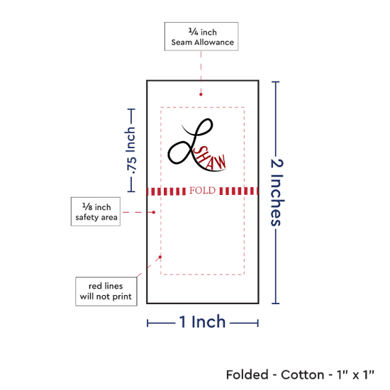 PPLR_HIDDEN_PRODUCT Print Your Logo or Image on FOLDED Cotton Tags