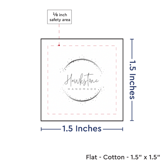 PPLR_HIDDEN_PRODUCT Print your Logo or Image on FLAT Cotton Tags