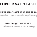 PPLR_HIDDEN_PRODUCT Reorder Previous Label Design - SATIN