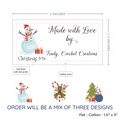 PPLR_HIDDEN_PRODUCT Christmas Sampler Large (1.5"x3"-Cotton)