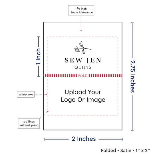 PPLR_HIDDEN_PRODUCT Print your Logo or Image on Satin Tags (2" wide - Satin)