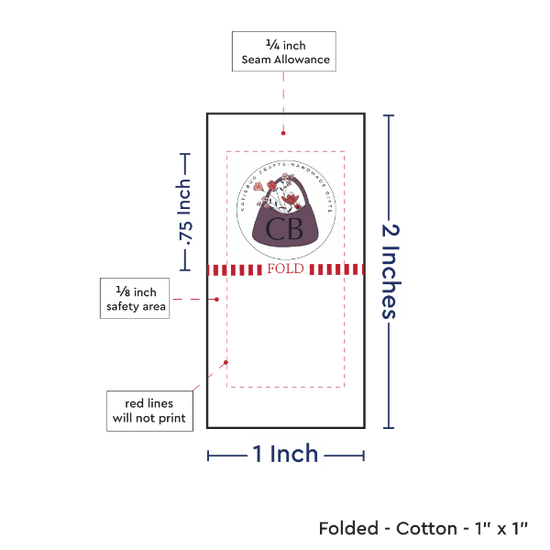 PPLR_HIDDEN_PRODUCT Print Your Logo or Image on FOLDED Cotton Tags