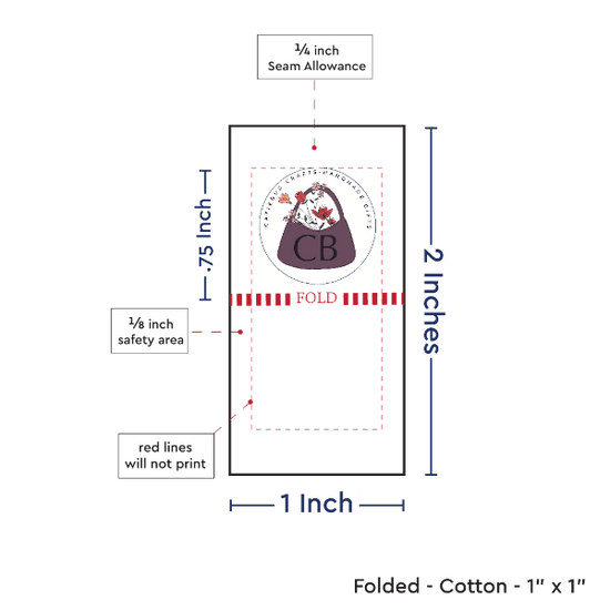 PPLR_HIDDEN_PRODUCT Print Your Logo or Image on FOLDED Cotton Tags