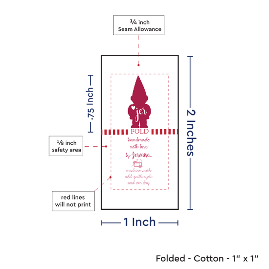 PPLR_HIDDEN_PRODUCT Print Your Logo or Image on FOLDED Cotton Tags