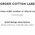 PPLR_HIDDEN_PRODUCT Reorder Previous Label Design - COTTON