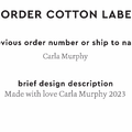 PPLR_HIDDEN_PRODUCT Reorder Previous Label Design - COTTON