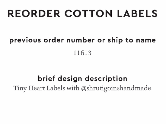 PPLR_HIDDEN_PRODUCT Reorder Previous Label Design - COTTON