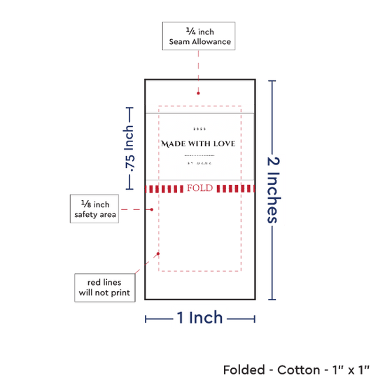 PPLR_HIDDEN_PRODUCT Print Your Logo or Image on FOLDED Cotton Tags