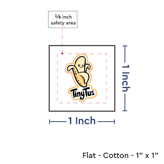 PPLR_HIDDEN_PRODUCT Print your Logo or Image on FLAT Cotton Tags