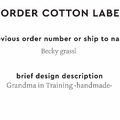 PPLR_HIDDEN_PRODUCT Reorder Previous Label Design - COTTON