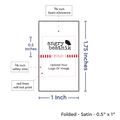 PPLR_HIDDEN_PRODUCT Print Your Logo/Image on Satin Tags (1" wide - Satin)