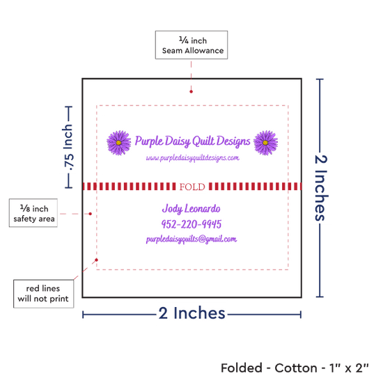 PPLR_HIDDEN_PRODUCT Print Your Logo or Image on FOLDED Cotton Tags