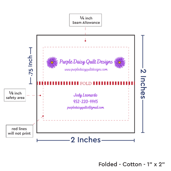 PPLR_HIDDEN_PRODUCT Print Your Logo or Image on FOLDED Cotton Tags