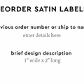 PPLR_HIDDEN_PRODUCT Reorder Previous Label Design - SATIN