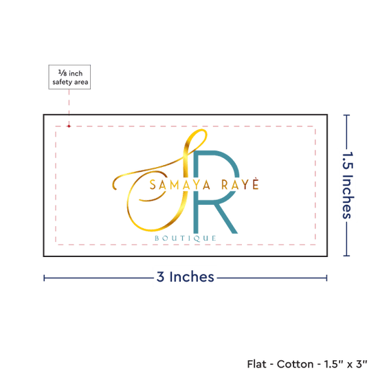 PPLR_HIDDEN_PRODUCT Print your Logo or Image on FLAT Cotton Tags